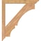Ekena Millwork Balboa Traditional Smooth Bracket w/ Offset Brace, Western Red Cedar, 5 1/2"W x 40"D x 44"H BKT0604X40X44BOA01SWR - alternate 2